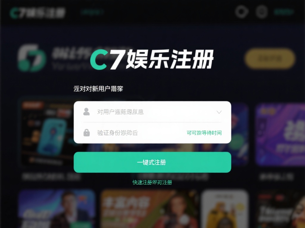 c7娱乐注册官网:畅享顶级游戏体验,快速注册开启娱乐之旅 (c7娱乐注册官网:畅享顶级游戏体验,快速注册开启精彩娱乐之旅) 对于新用户来说,注册过程是否繁琐往往决定了他们是否