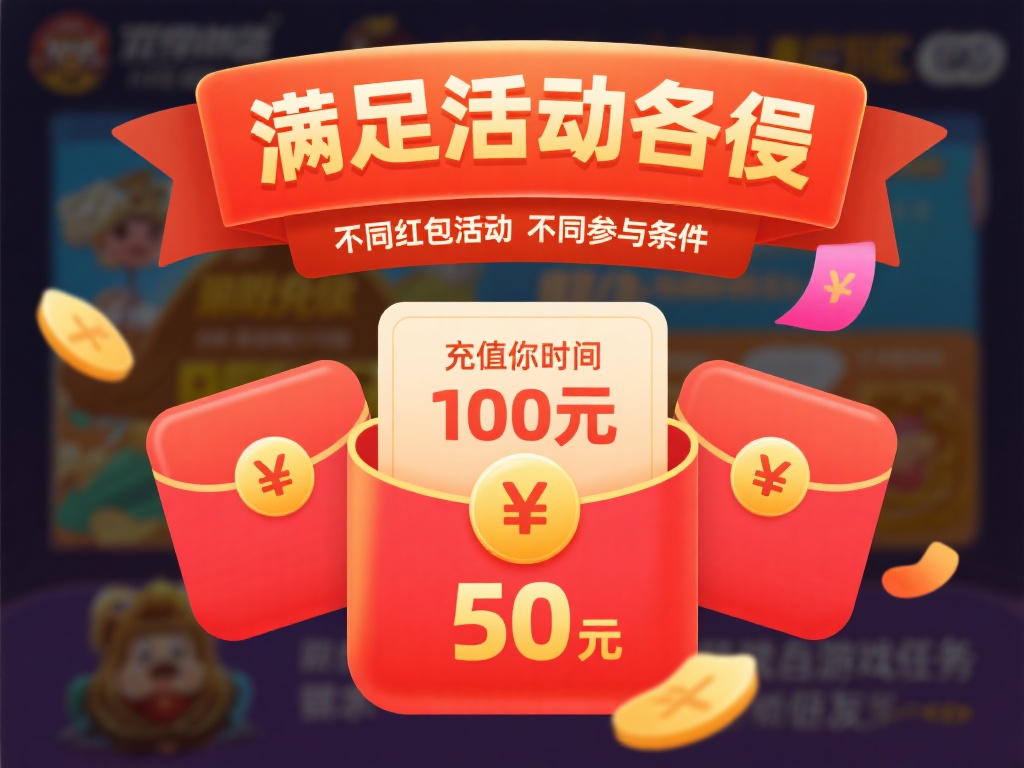 满足活动条件
不同的红包活动可能有不同的参与条件