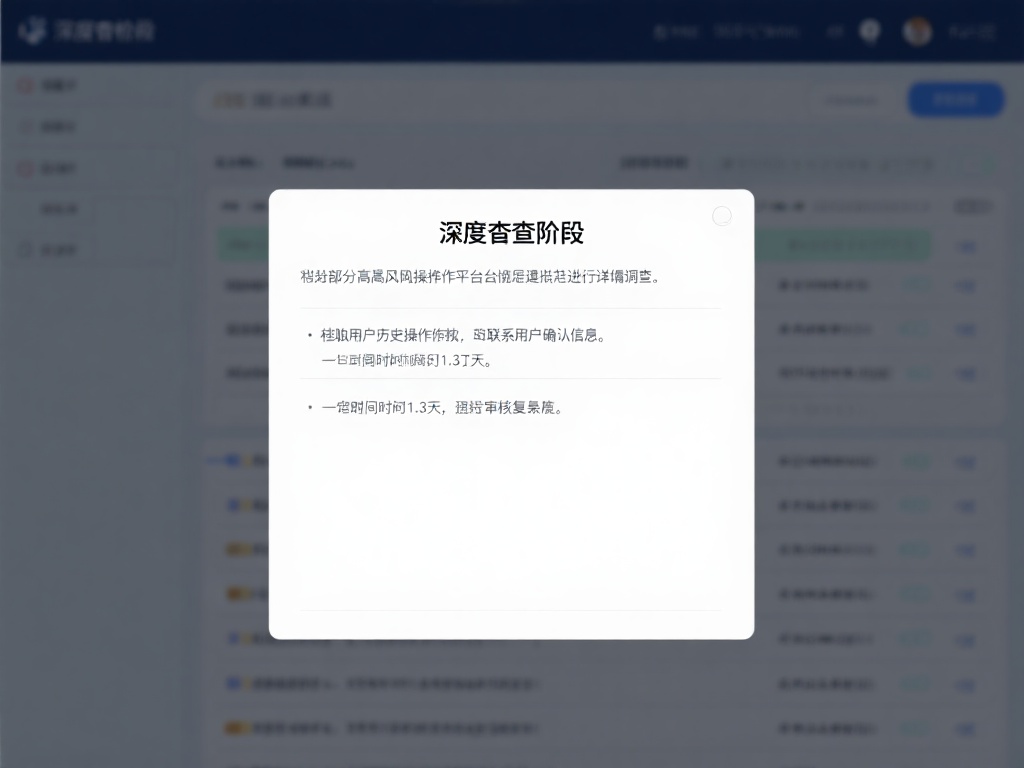 c7娱乐审核要多久?详细解析审核流程与所需时间 (c7娱乐审核要多久?详细解析审核流程与时间要求) 深度核查阶段
对于部分高风险操作,平台可能会进行